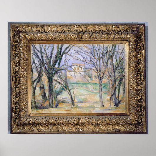 木と家， 1885-86 ポスター (正面)