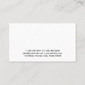 木と山 名刺 (裏面)