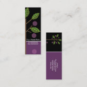 木と彼らのフルーツの名刺 – スキニー スキニー名刺 (正面/裏面)