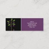 木と彼らのフルーツの名刺 – スキニー スキニー名刺 (裏面)