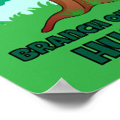 木と愛を広げよう ハグしよう ポスター (角)