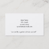 木と根のライフコーチを養う 名刺 (裏面)