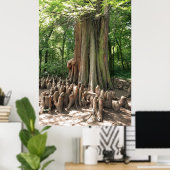 木と根 ポスター (ホームオフィス)