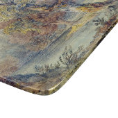 木と池(John Ruskin) カッティングボード (角)