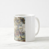木と池(John Ruskin) コーヒーマグカップ (正面右)
