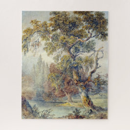 木と池(John Ruskin) ジグソーパズル