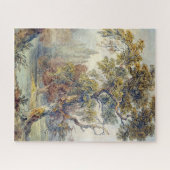 木と池(John Ruskin) ジグソーパズル (横)