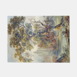 木と池(John Ruskin) ドアマット
