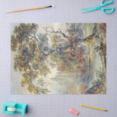 木と池(John Ruskin) 薄葉紙 (クラフト)