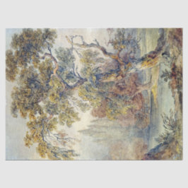 木と池(John Ruskin) 薄葉紙