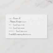 木と渦巻き 名刺 (裏面)