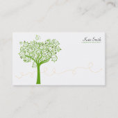 木と渦巻き 名刺 (正面)