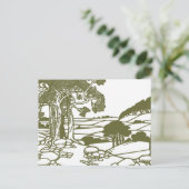 木と田舎 ポストカード (スタンド正面)