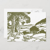 木と田舎 ポストカード (正面/裏面)