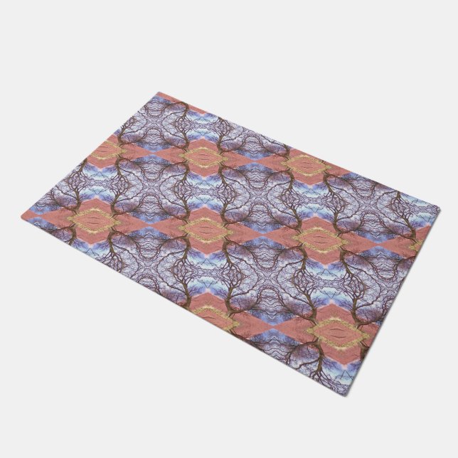 木と畑 ドアマット (アングル)