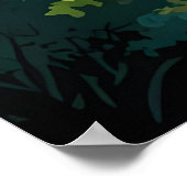 木と空絵画の ポスター (角)