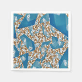 木と空 スタンダードカクテルナプキン (正面)