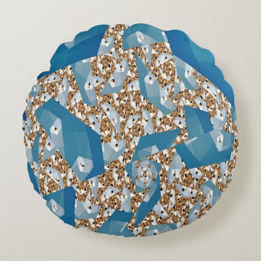 木と空 ラウンドクッション (正面)