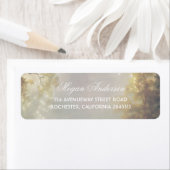 木と糸が夢素朴の光結婚 ラベル (インサイチュ)