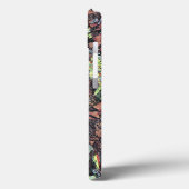 木と花のフラワーパターン・デジタルアート Case-Mate iPhoneケース (裏面 / 左)