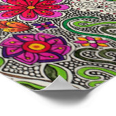 木と花 ポスター (角)