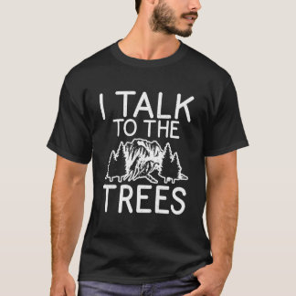 木と話す冒険ハイキングの森 Tシャツ