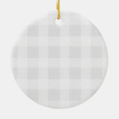 木と願いを持つキュートなクリスマスピンクのトラック セラミックオーナメント (裏面)