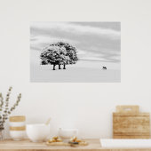 木と馬 ポスター (キッチン)