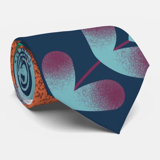 木と鳥 ネクタイ (ロール)