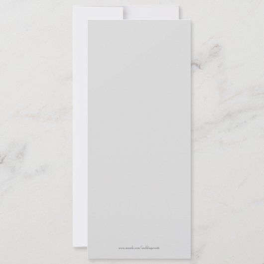 木と鳥 招待状 (裏面)