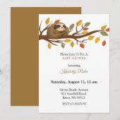 木にいるスロー 招待状 (正面/裏面)