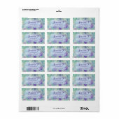 木にかわいいドードル素朴の花 ラベル (フルシート)