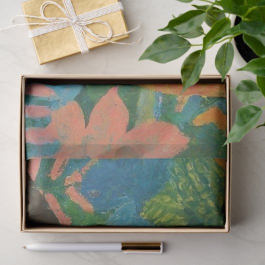 木にぶら下がったナマケモノが生える 薄葉紙 (ギフト)