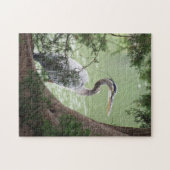 木による素晴らしい青鷲 ジグソーパズル (横)