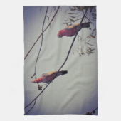 木にガラの鳥3 キッチンタオル (縦)