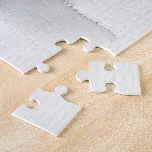 木にシンプル止まる白黒の鳥 | ジグソーパズル (側面)