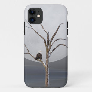 木にハゲのワシ iPhone 11 ケース