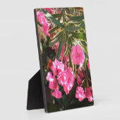 木にピンク色の花 フォトプラーク (側面)