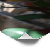 木にピンク色の花 ポスター (コーナー)