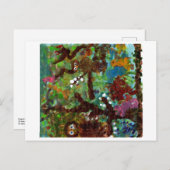 木にフクロウ#1 ポストカード (正面/裏面)