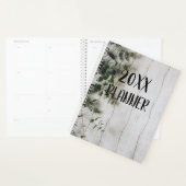 木にユーカリの素朴花 プランナー手帳 (ディスプレー)