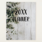 木にユーカリの素朴花 プランナー手帳 (正面)