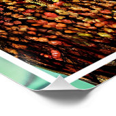 木にリスと果物 ポスター (コーナー)