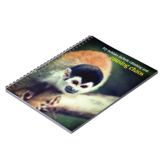 木にリス ノートブック (左側)