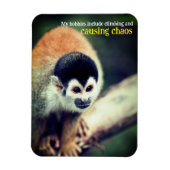 木にリス マグネット (縦)