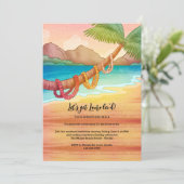 木にレイの装飾 招待状 (スタンド正面)