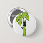 木に上っている猿 缶バッジ (正面&裏面)