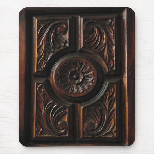 木に切り分けること マウスパッド (正面)