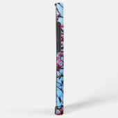 木に咲くピンクの花 SAMSUNG GALAXYケース (右側面)