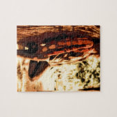 木に囲まれた女性 ジグソーパズル (横)